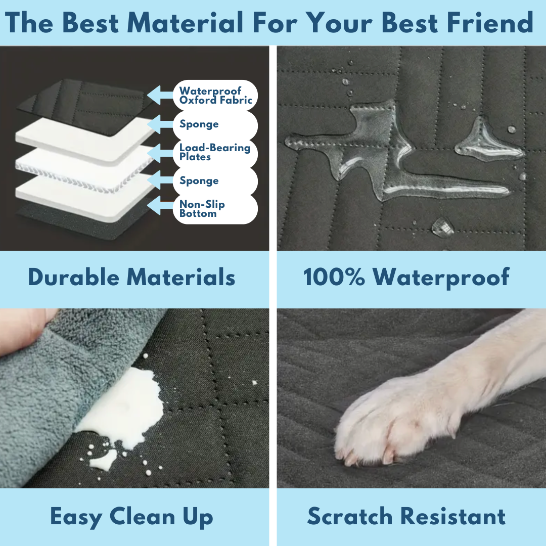 BarkBunker™ - Heavy-Duty Defense Against Dirt, Hair & Claws.