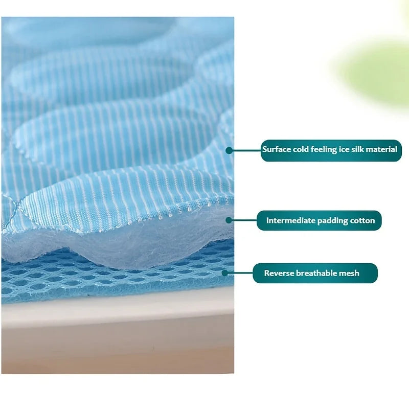 CoolNest™ Gel Cooling Mat – Summer Ice Pad Blanket for Dogs & Cats