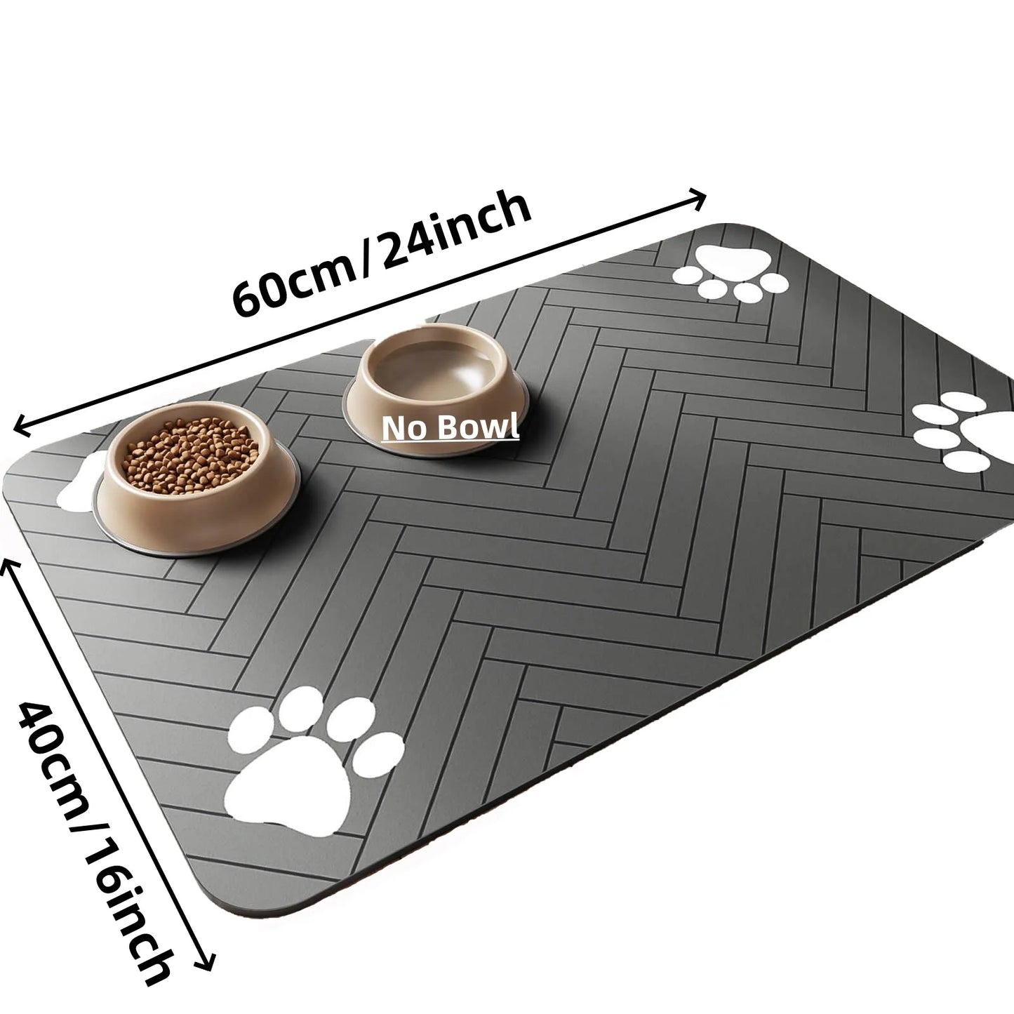 CleanPaws™ Waterproof Feeding Mat – Non-Slip Placemat for Dogs & Cats