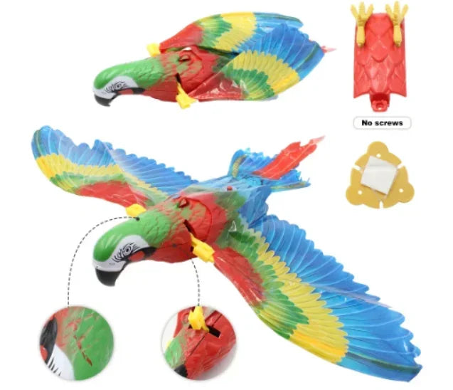 SkyChirp™ Electric Flying Bird Toy – Interactive Hanging Teaser for Cats