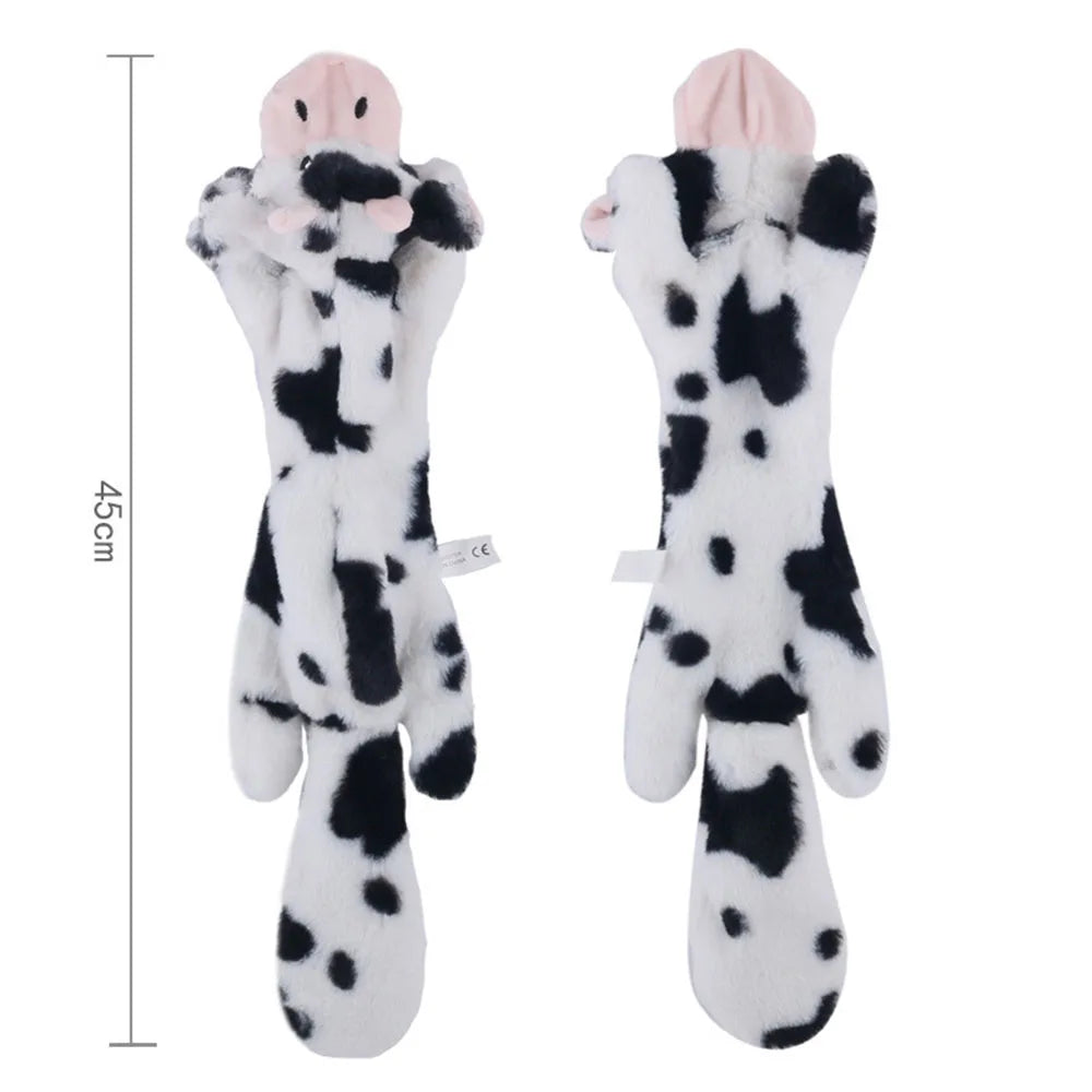 FlopTails™ Stuffing-Free Squeaky Toy – Crinkle & Chew Fun for Dogs