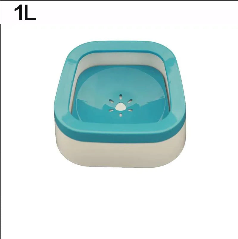 SipSmart™ No-Spill Pet Water Bowl – 1.5L Floating Dish for Dogs & Cats