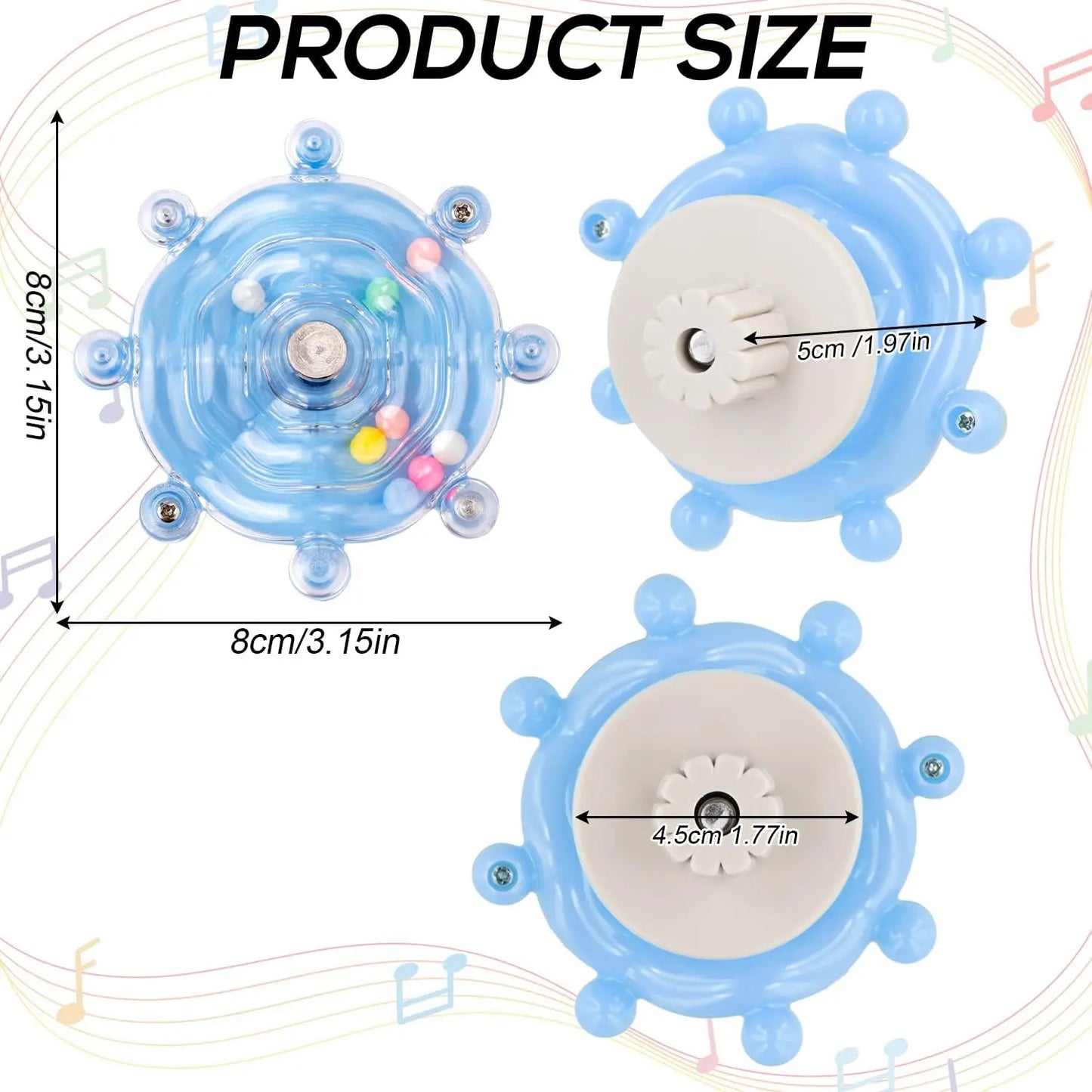 SpinFeast™ Treat Dispenser – Rotating Foraging Toy for Parrots