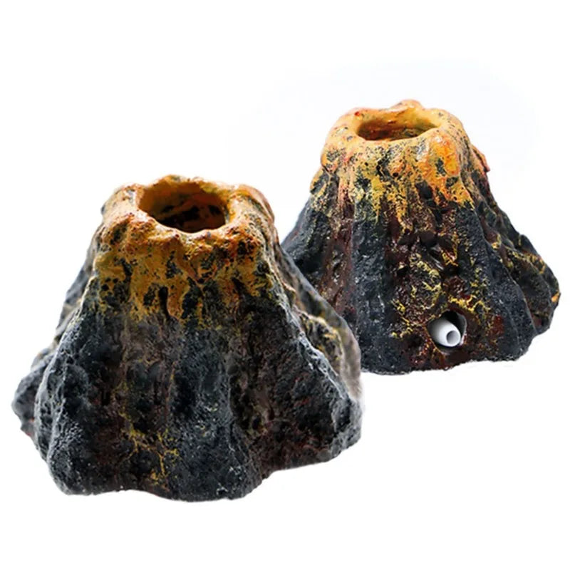 AquaBlast™ Volcano Air Bubble Stone – Decoration for Aquariums