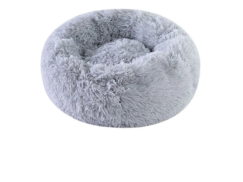 CozyCurl™ Winter Pet Nest – Plush, Washable Bed for Cats & Small Dogs