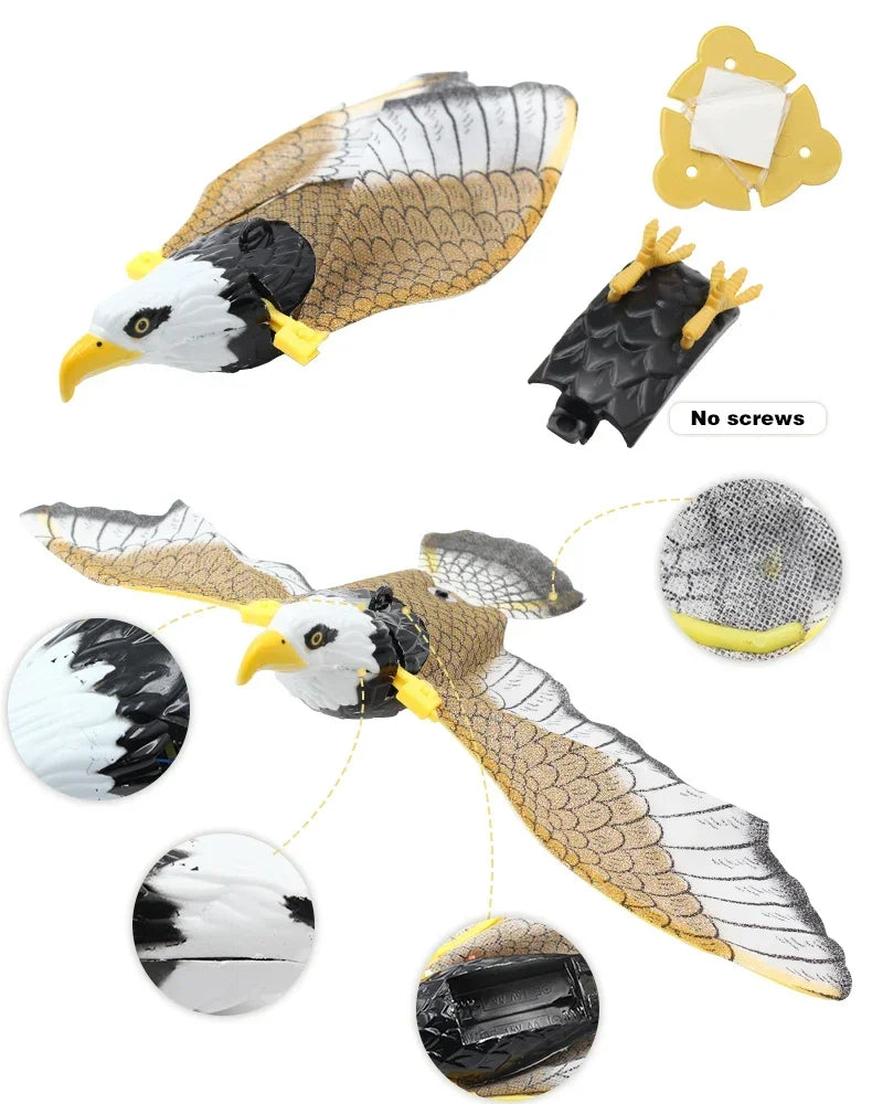 SkyChirp™ Electric Flying Bird Toy – Interactive Hanging Teaser for Cats