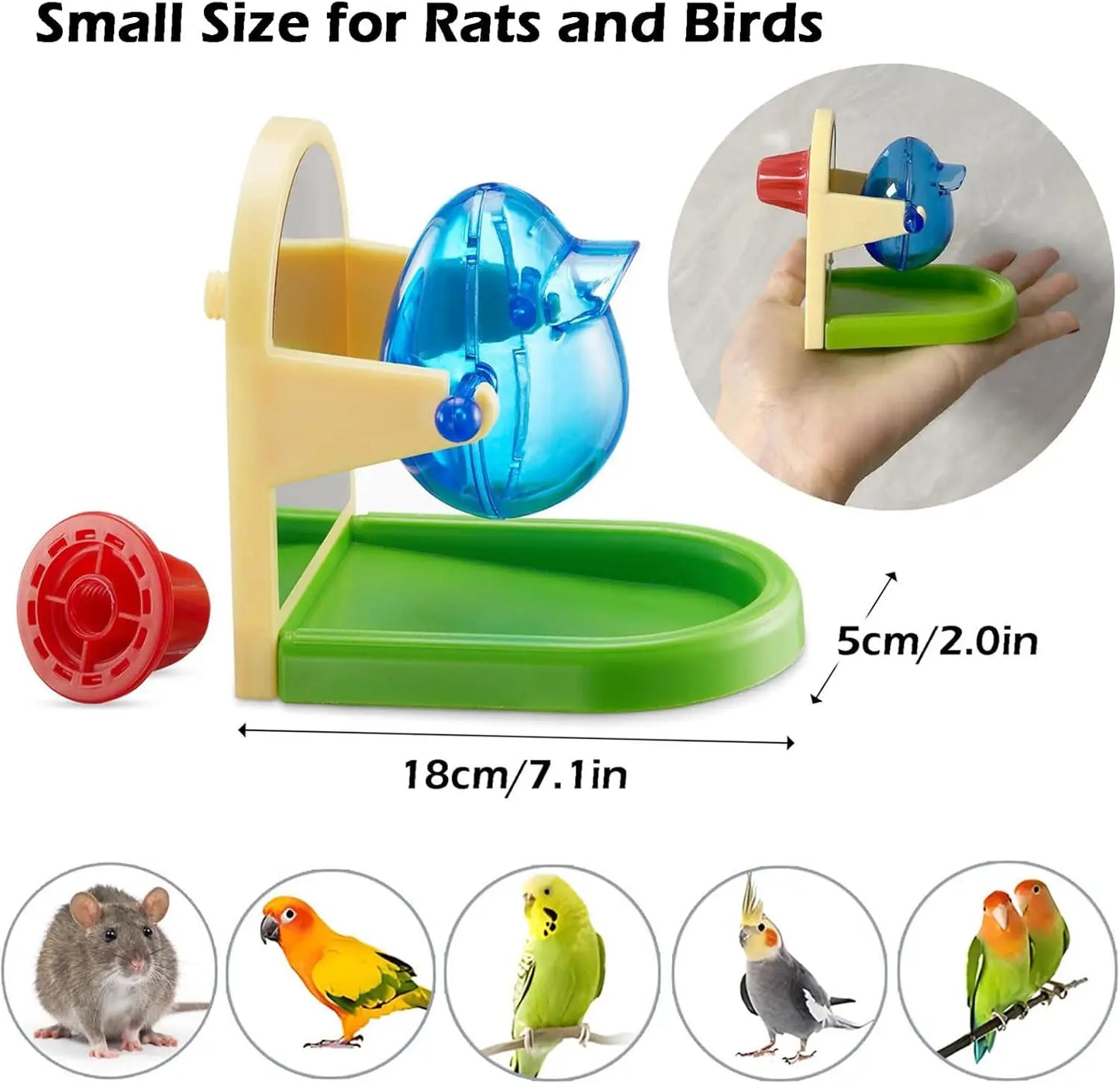 Smart Snacker Foraging Puzzle – Enrichment Toy for Rats & Small Pets