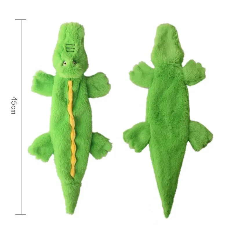 FlopTails™ Stuffing-Free Squeaky Toy – Crinkle & Chew Fun for Dogs