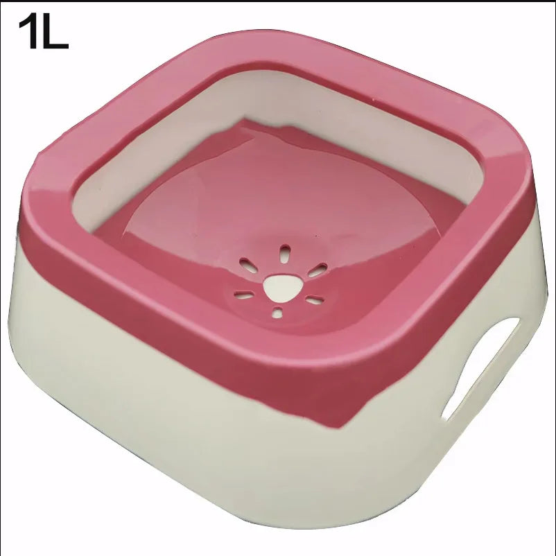 SipSmart™ No-Spill Pet Water Bowl – 1.5L Floating Dish for Dogs & Cats
