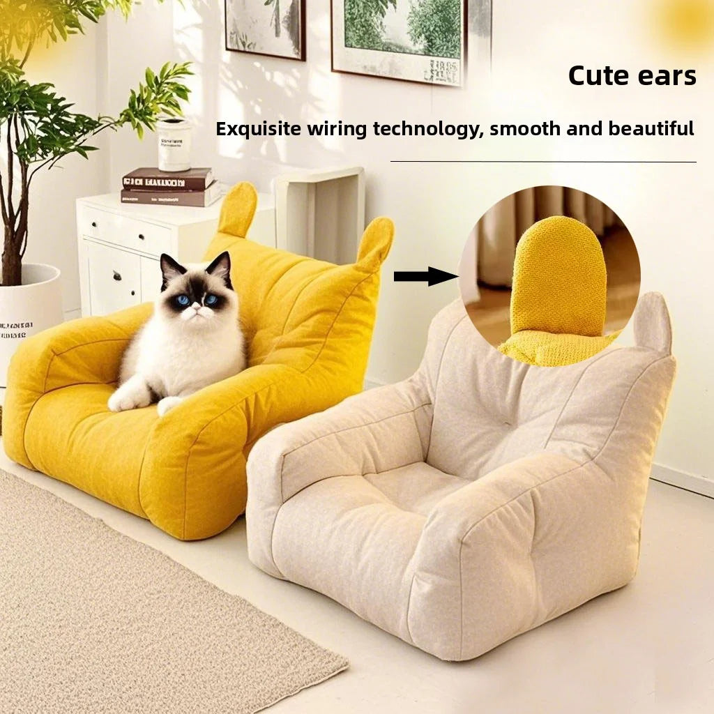 PawLounge™ Plush Pet Sofa