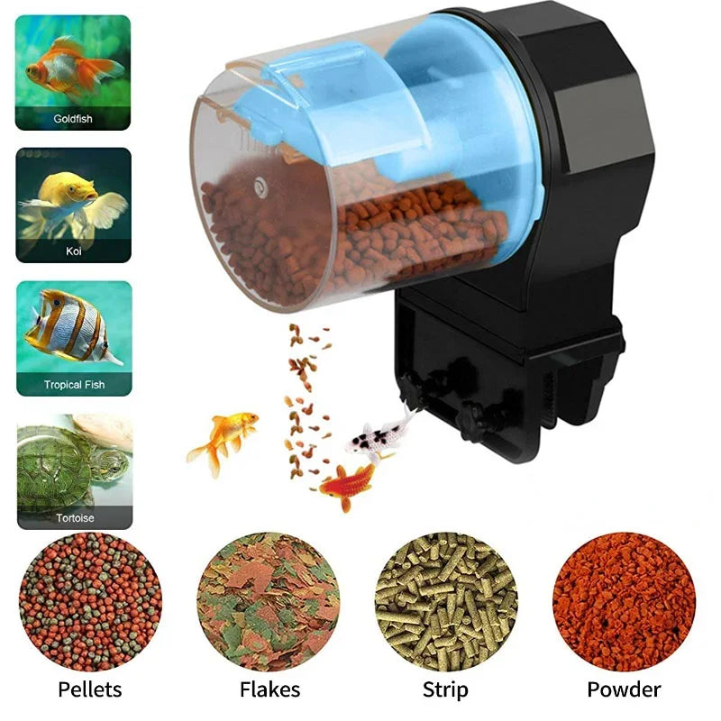FeedFlow™ Automatic Fish Feeder – Smart Timer Dispenser for Aquariums