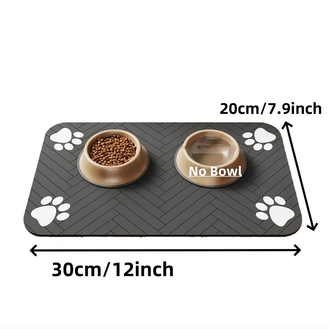 CleanPaws™ Waterproof Feeding Mat – Non-Slip Placemat for Dogs & Cats