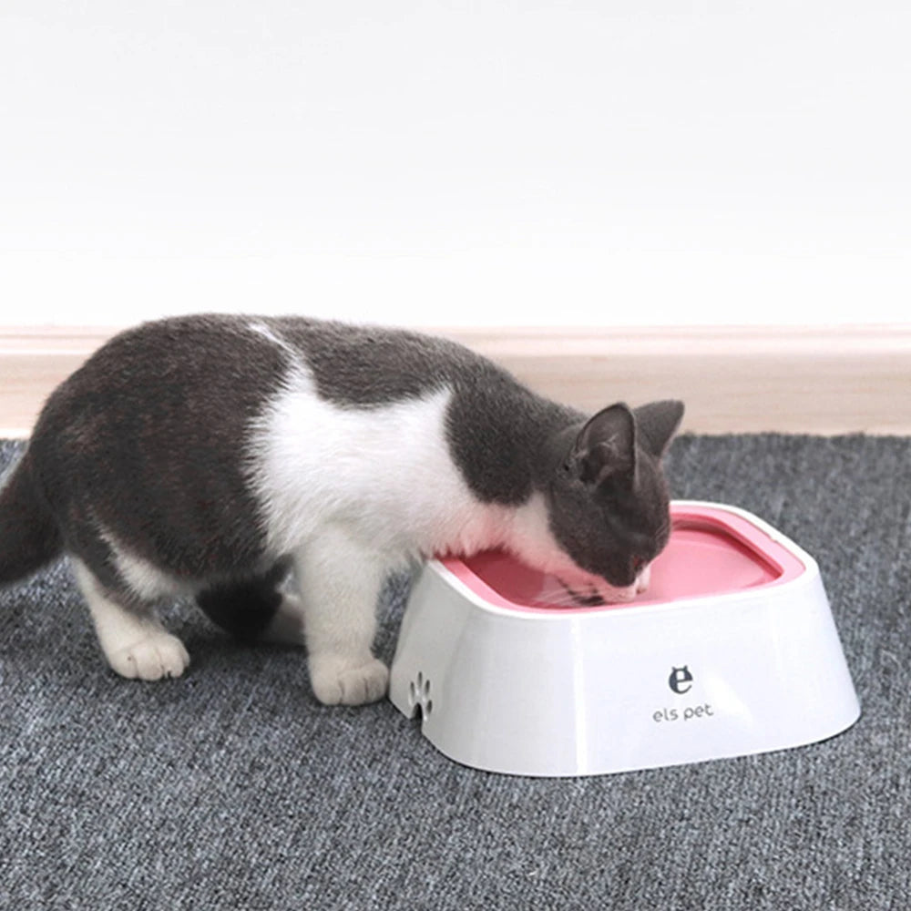 SipSmart™ No-Spill Pet Water Bowl – 1.5L Floating Dish for Dogs & Cats
