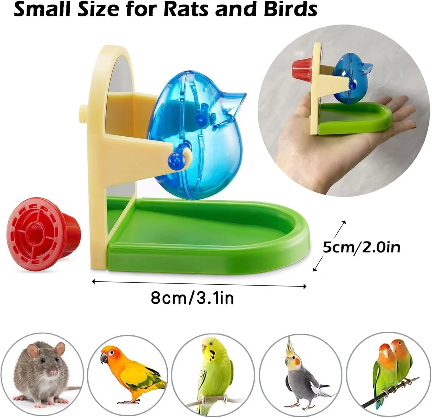 Smart Snacker Foraging Puzzle – Enrichment Toy for Rats & Small Pets