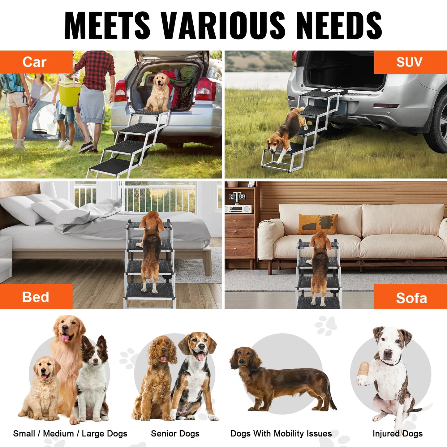 PawSteps™ Folding Dog Steps
