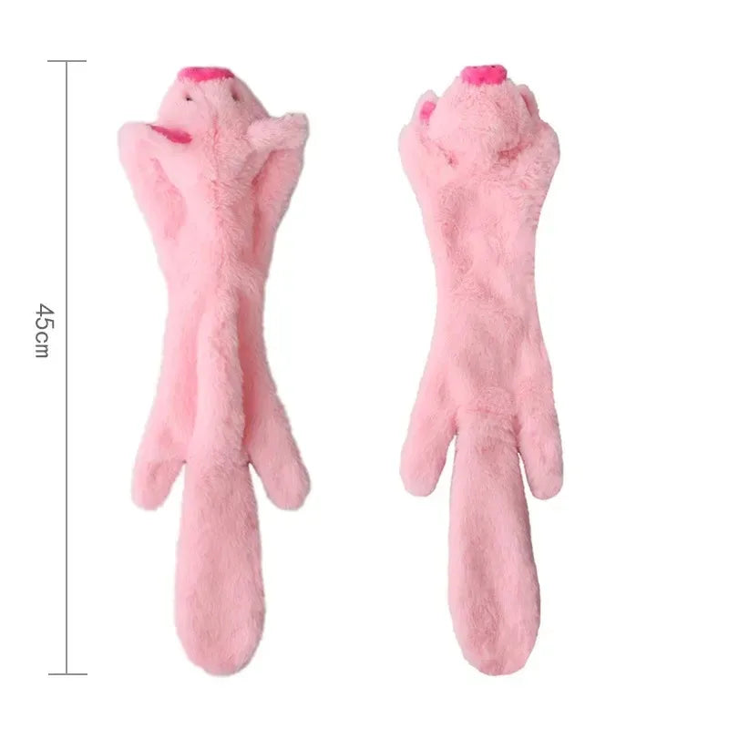FlopTails™ Stuffing-Free Squeaky Toy – Crinkle & Chew Fun for Dogs