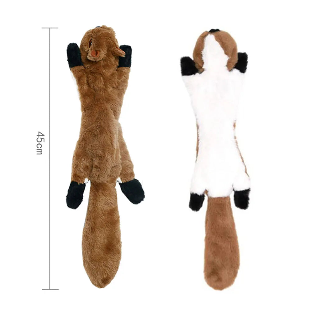 FlopTails™ Stuffing-Free Squeaky Toy – Crinkle & Chew Fun for Dogs