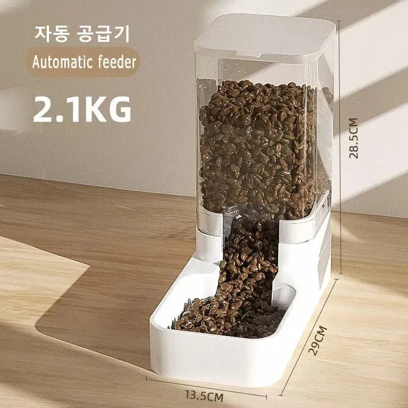 AutoFeast™ Gravity Feeder & Water Dispenser – High-Capacity Set for Cats & Dogs