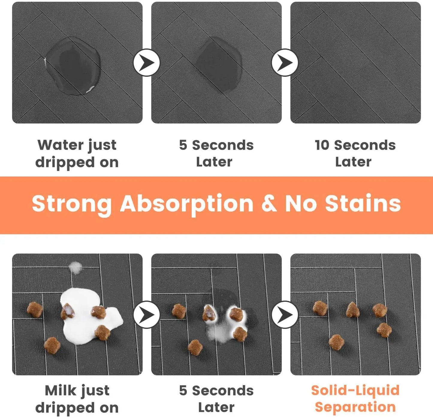 CleanPaws™ Waterproof Feeding Mat – Non-Slip Placemat for Dogs & Cats