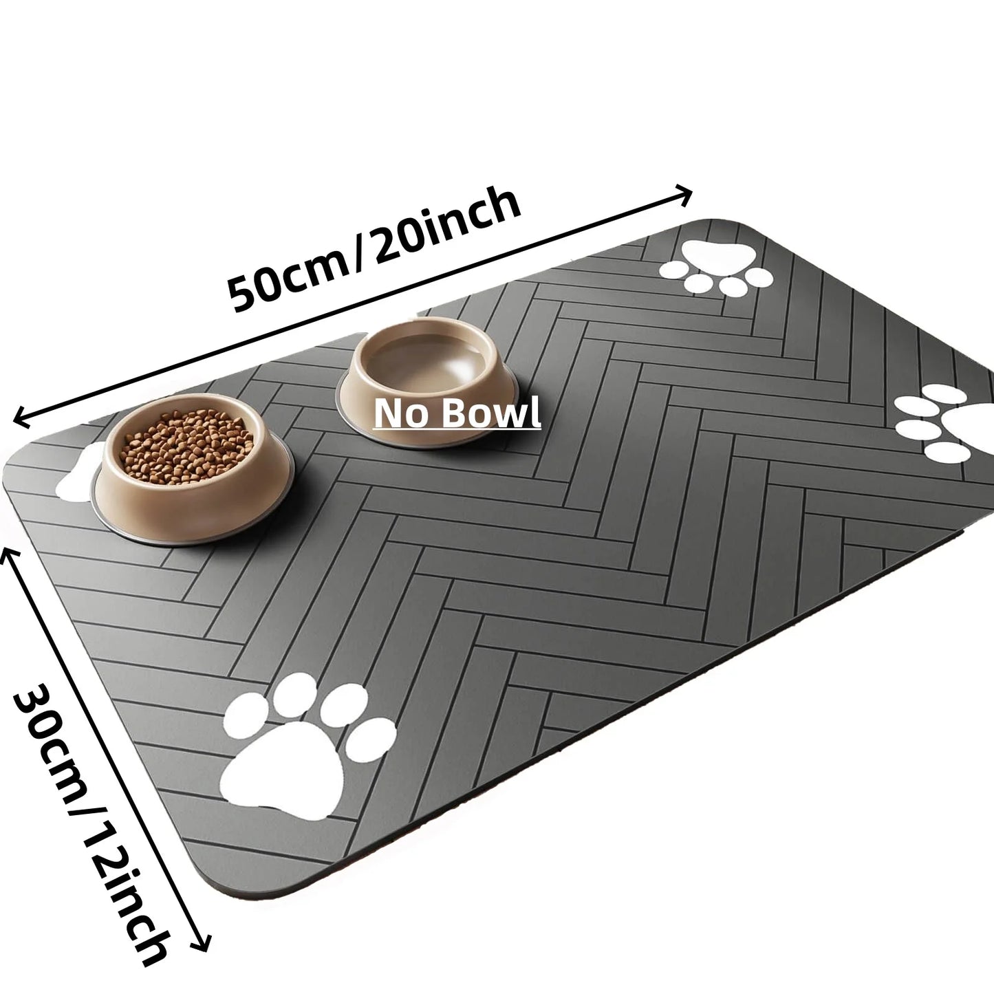 CleanPaws™ Waterproof Feeding Mat – Non-Slip Placemat for Dogs & Cats
