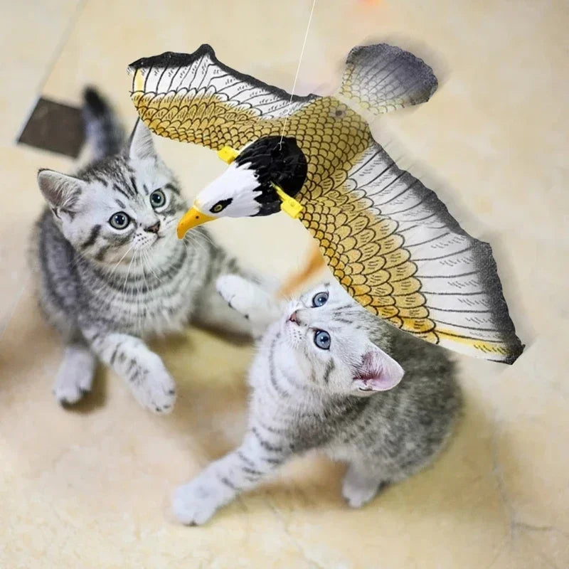 SkyChirp™ Electric Flying Bird Toy – Interactive Hanging Teaser for Cats
