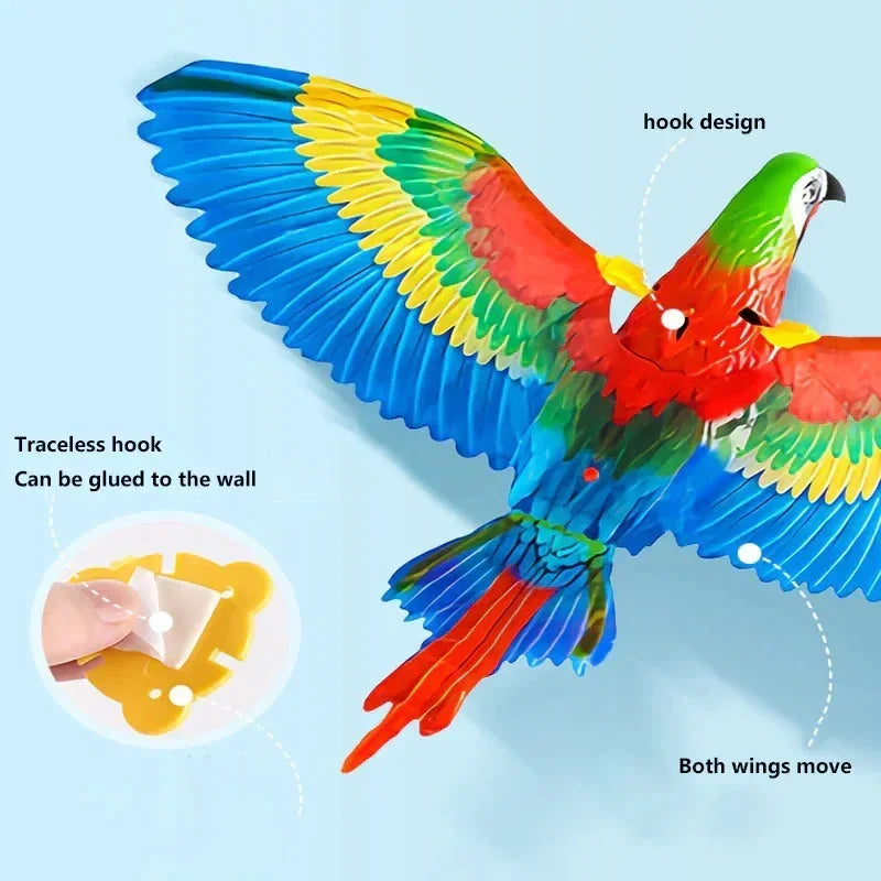 SkyChirp™ Electric Flying Bird Toy – Interactive Hanging Teaser for Cats
