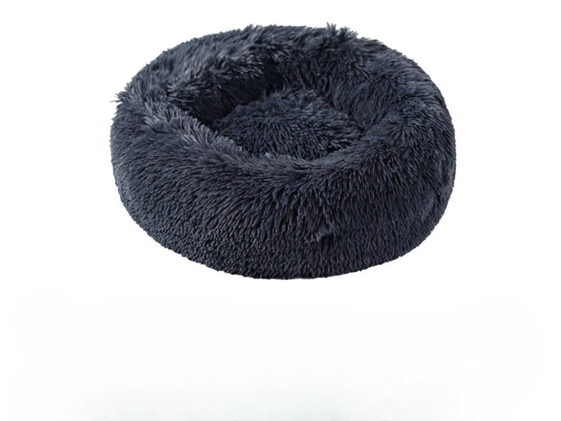 CozyCurl™ Winter Pet Nest – Plush, Washable Bed for Cats & Small Dogs