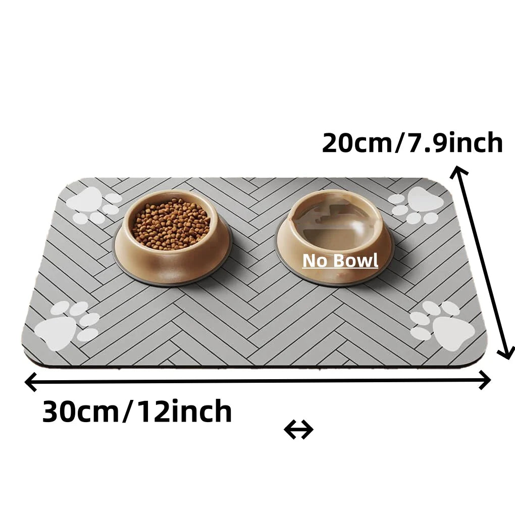 CleanPaws™ Waterproof Feeding Mat – Non-Slip Placemat for Dogs & Cats