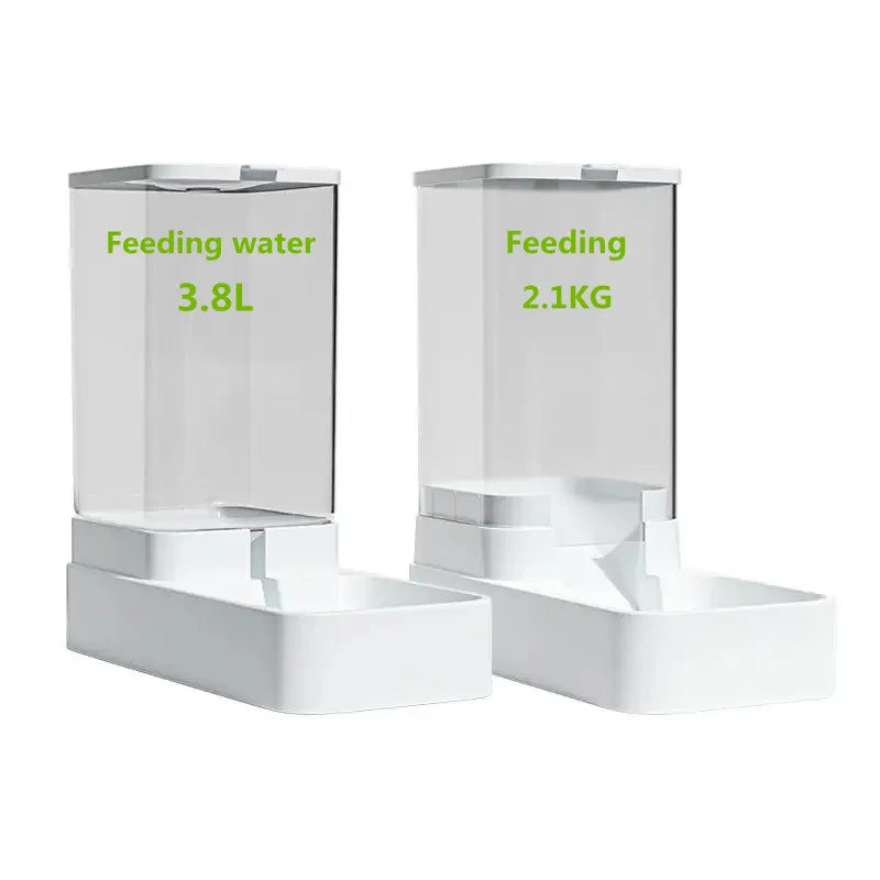 AutoFeast™ Gravity Feeder & Water Dispenser – High-Capacity Set for Cats & Dogs