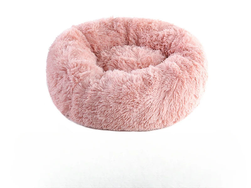 CozyCurl™ Winter Pet Nest – Plush, Washable Bed for Cats & Small Dogs