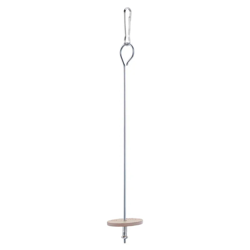 SnackSkewer™ Stainless Steel Fruit Holder – Hanging Cage Treat Toy for Birds