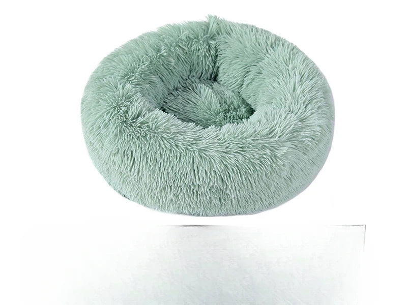 CozyCurl™ Winter Pet Nest – Plush, Washable Bed for Cats & Small Dogs