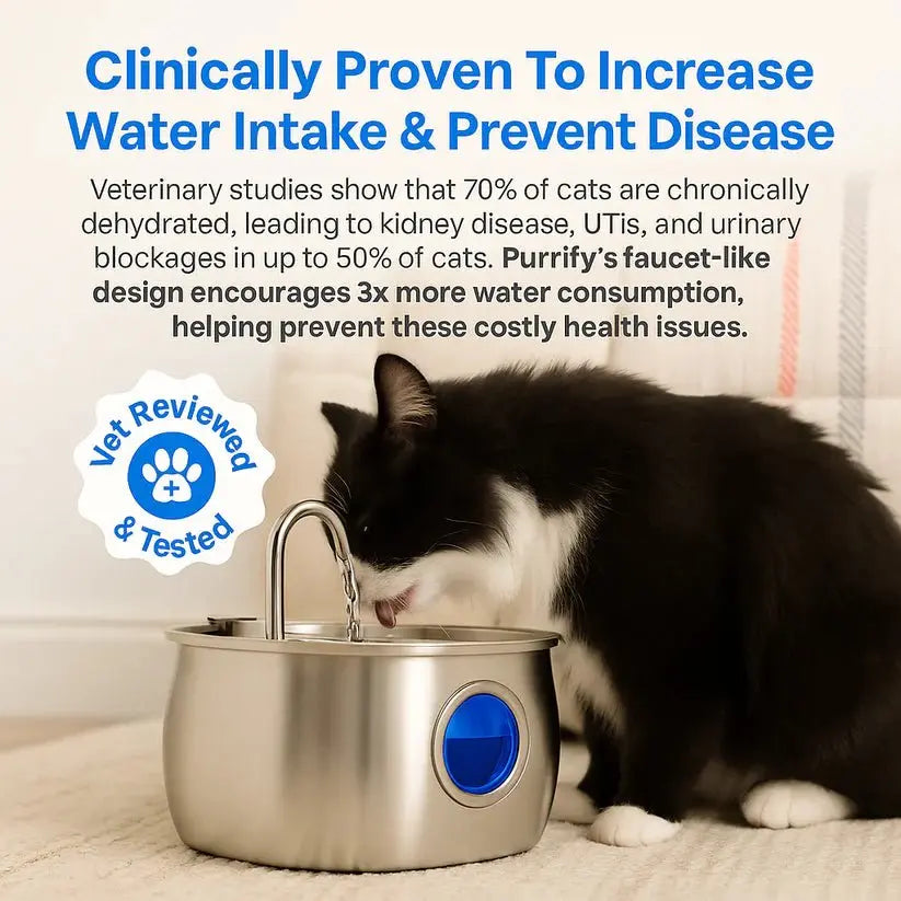 Purrify - Stainless Steel Water Filter