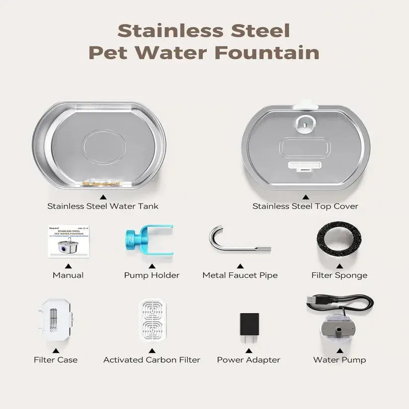 Purrify - Stainless Steel Water Filter