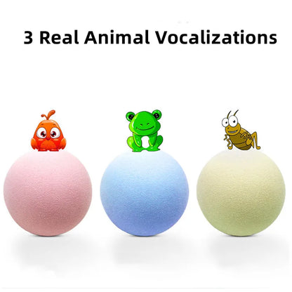 ChirpChase™ Sound Ball Toy Set – Interactive Rolling Toys for Curious Cats