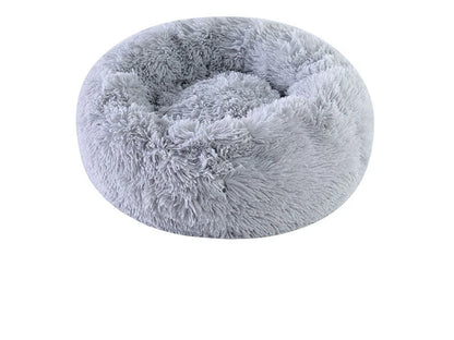 CozyCurl™ Winter Pet Nest – Plush, Washable Bed for Cats & Small Dogs