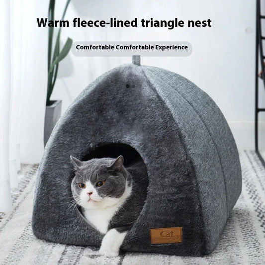 SnugPeak™ Triangle Cat Tent