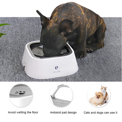 SipSmart™ No-Spill Pet Water Bowl – 1.5L Floating Dish for Dogs & Cats