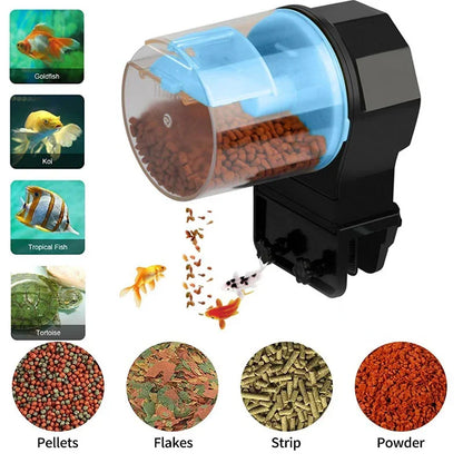 FeedFlow™ Automatic Fish Feeder – Smart Timer Dispenser for Aquariums