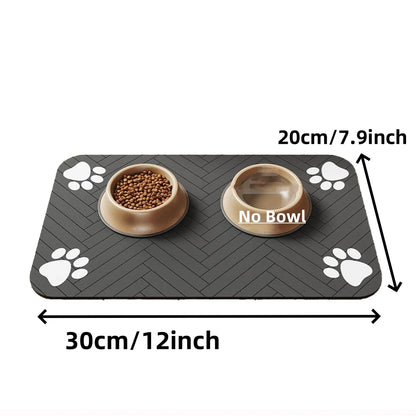 CleanPaws™ Waterproof Feeding Mat – Non-Slip Placemat for Dogs & Cats