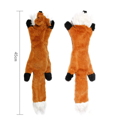 FlopTails™ Stuffing-Free Squeaky Toy – Crinkle & Chew Fun for Dogs