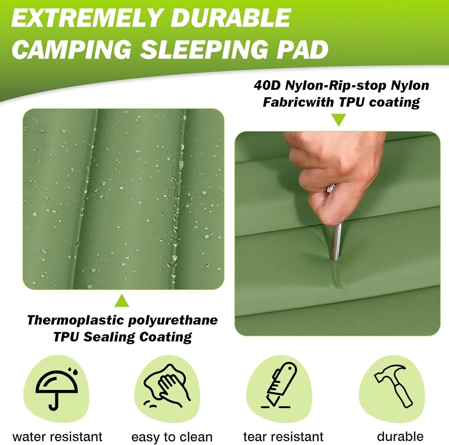 NimbusPad - 4" Quick-Inflating Sleeping Mat