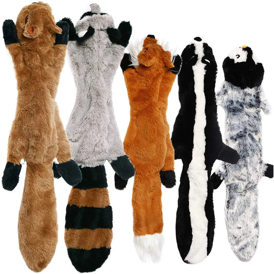 FlopTails™ Stuffing-Free Squeaky Toy – Crinkle & Chew Fun for Dogs
