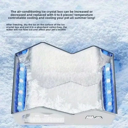 ChillPup™ Summer Cooling Pet House – Breathable Ice Bed for Cats & Small Do