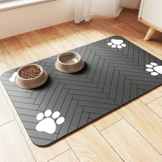 CleanPaws™ Waterproof Feeding Mat – Non-Slip Placemat for Dogs & Cats