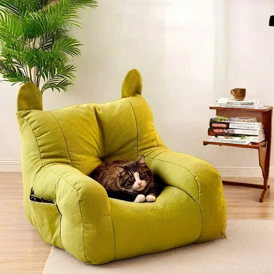 PawLounge™ Plush Pet Sofa