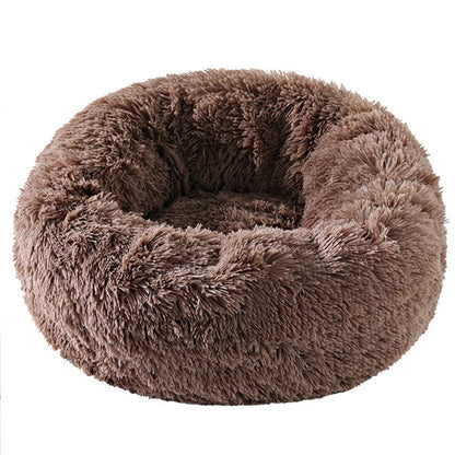 CozyCurl™ Winter Pet Nest – Plush, Washable Bed for Cats & Small Dogs