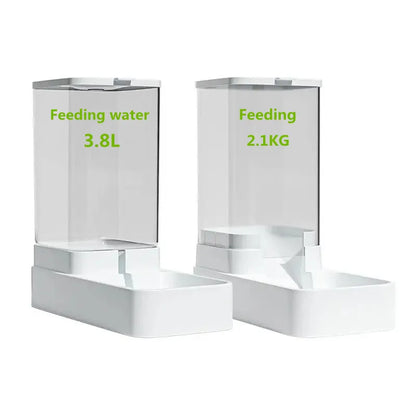 AutoFeast™ Gravity Feeder & Water Dispenser – High-Capacity Set for Cats & Dogs