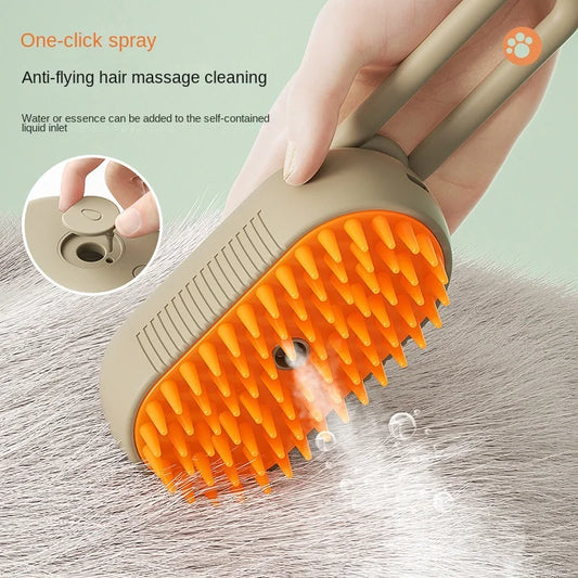 GroomJet™ - The 3-in-1 Mist Brush That Detangles, De-sheds & Delights Your Pet.