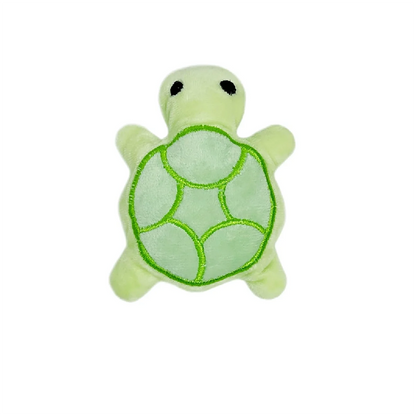 Tiny Turtle™ Squeaky Plush – Teething Toy for Puppies & Small Dogs